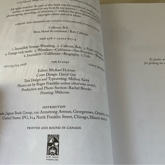 Beer, Blood and Cornmeal: Seven Years of Incredibly Strange Wrestling PB 2008 - Picture 7 of 7